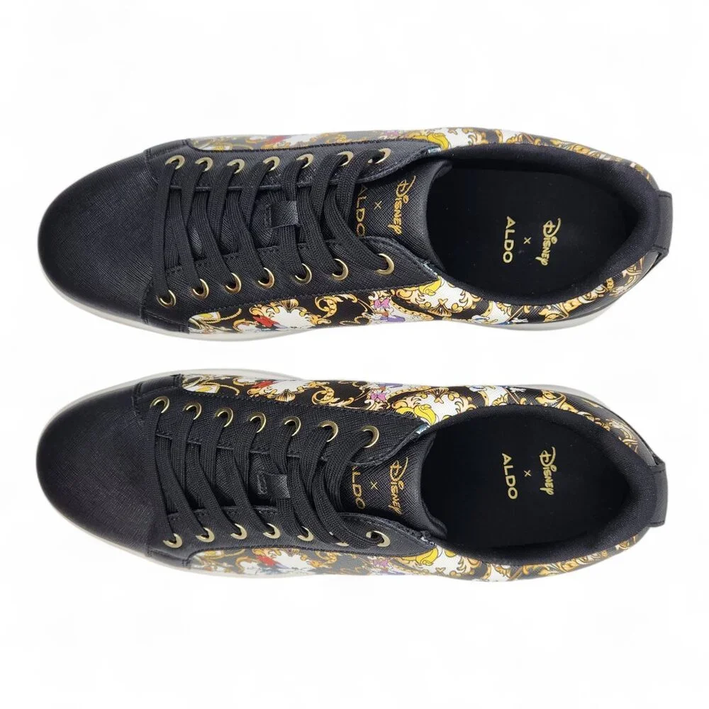 Disney x ALDO | Men’s Black & Gold Character Sneakers - Picture 12 of 12